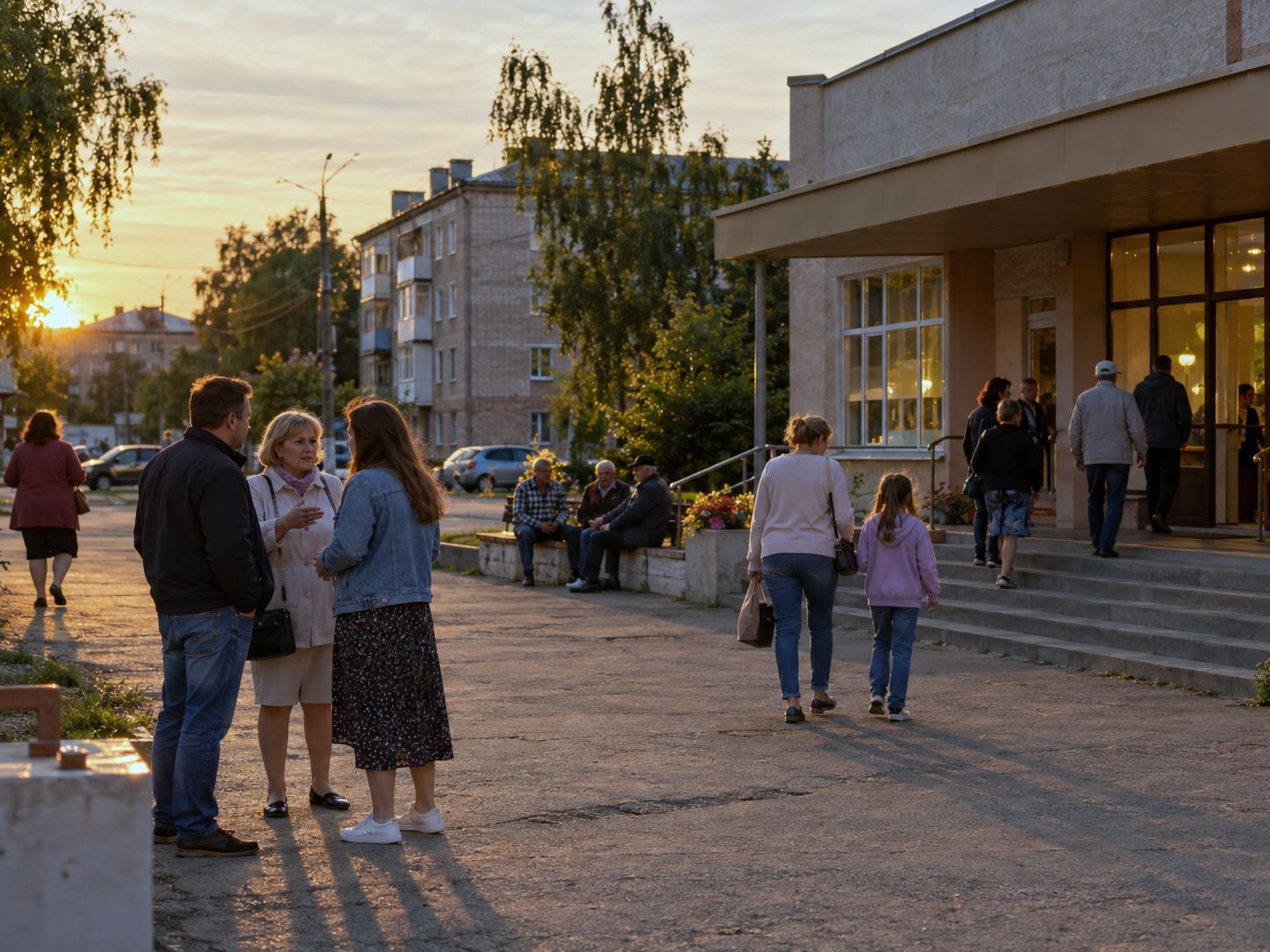 Вход в учреждение культуры